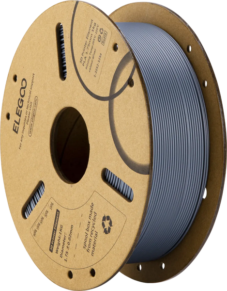 Изображение товара Пластик для 3D-печати Elegoo PLA filament / 50.203.0040 (1кг, серый)