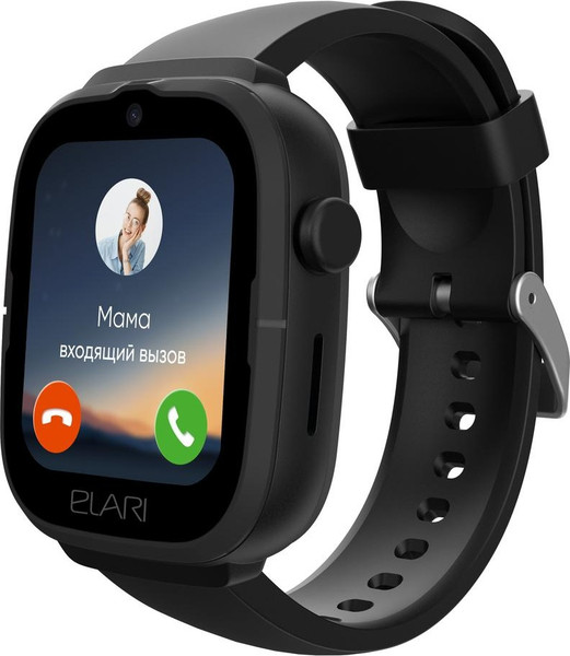 Изображение товара Умные часы детские Elari Go 4G / KP-4G-Go-BLK (черный)