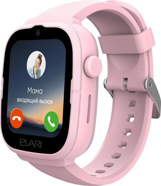 Изображение товара Умные часы детские Elari Go 4G / KP-4G-Go-PNK (розовый)