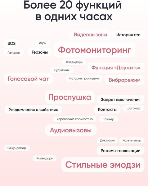 Изображение товара Умные часы детские Elari KidPhone 4G Fresh / KP-4G-F-R (красный)