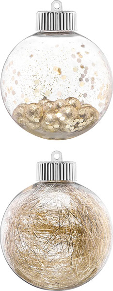 Изображение товара Набор шаров новогодних Elan Gallery Шампань / 970141 (6шт)