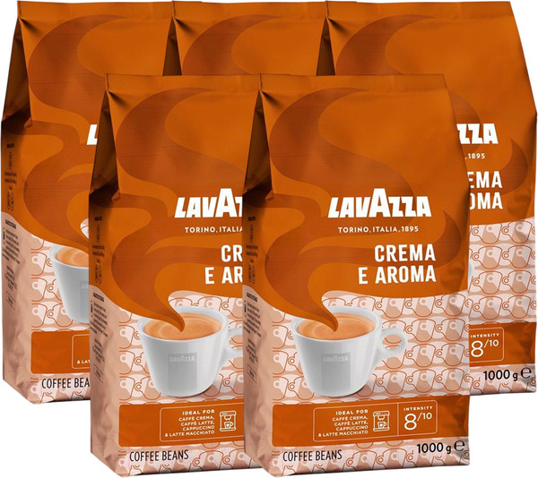 Изображение товара Кофе в зернах Lavazza Crema e Aroma / 8119 (оранжевый, 5х1кг)
