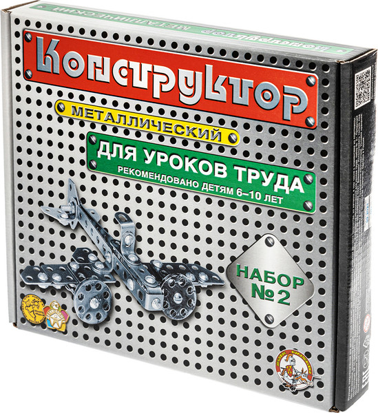 Изображение товара Конструктор Десятое королевство металлический для уроков труда № 2 / 00842 (290 эл)