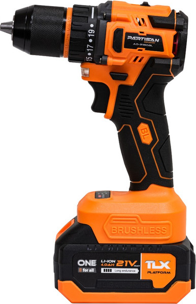 Изображение товара Аккумуляторная дрель-шуруповерт Partisan AD-2180BL / AD-2180BLPSN