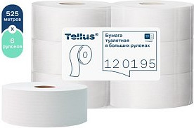 Изображение товара Туалетная бумага Tellus В больших рулонах 1 слой / 120195