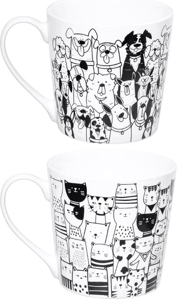 Изображение товара Набор кружек Elan Gallery Коты и собаки / 230276
