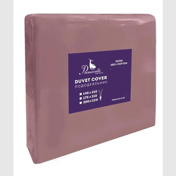 Изображение товара Пододеяльник Primavelle 175х210 сатин на молнии / 136315101-сг99 (брусничный)