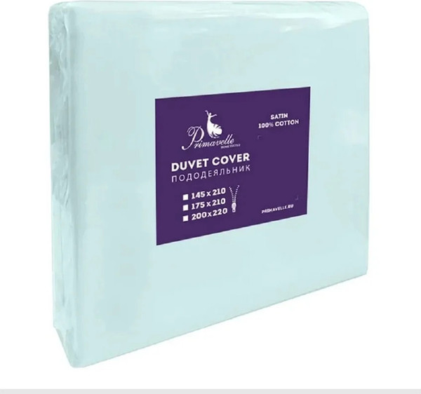 Изображение товара Пододеяльник Primavelle 175х210 сатин на молнии / 136315101-сг18 (голубой)