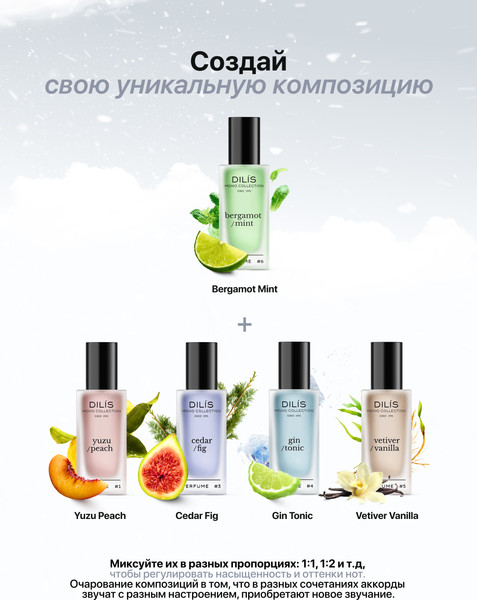 Изображение товара Духи Dilis Mono Collection Bergamot Mint (25мл)