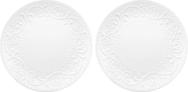 Изображение товара Набор тарелок Elan Gallery Ажур / 230249 (New Bone China)