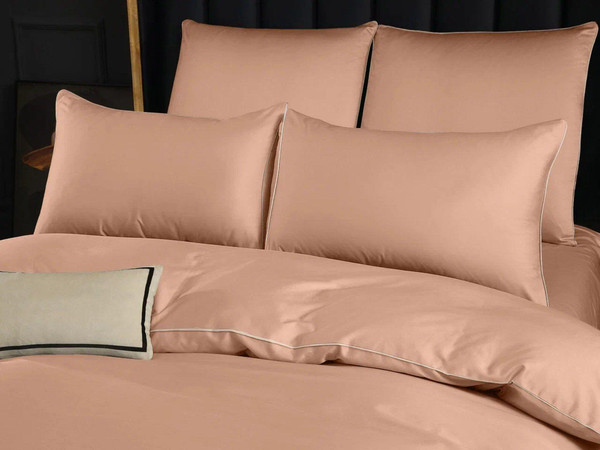 Изображение товара Пододеяльник Primavelle 175х210 тенсель на молнии / 136461701-сгT43 (персик)