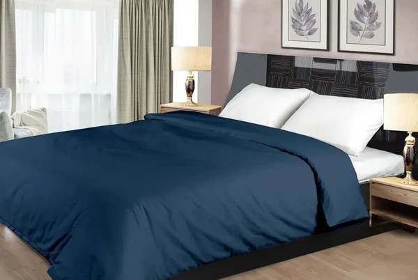 Изображение товара Пододеяльник Primavelle 200х200 сатин на молнии / 136315105-сг16 (синий)