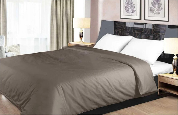 Изображение товара Пододеяльник Primavelle 200х200 сатин на молнии / 136315105-сг79 (тауп)