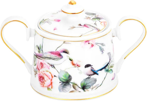 Изображение товара Сахарница Elan Gallery Певчие птички / 730820 (New Bone China)