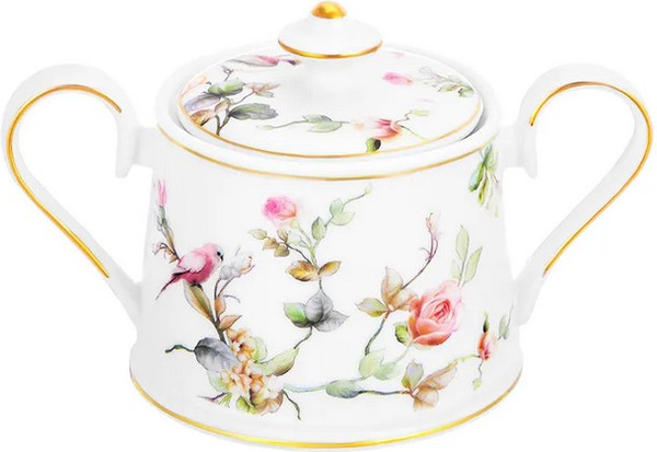 Изображение товара Сахарница Elan Gallery Певчие птички / 730820 (New Bone China)