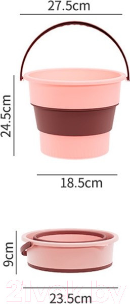 Изображение товара Походный душ Sundays 7800mAh / 6337001036A  (со складным ведром Среднее / TBD0603930501A 10л,темно-синий)