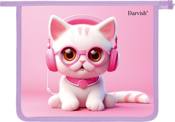Изображение товара Папка для тетрадей Darvish Музыкальный котенок / DV-14014-11