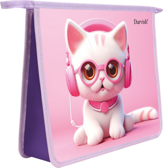Изображение товара Папка для тетрадей Darvish Музыкальный котенок / DV-14014-11