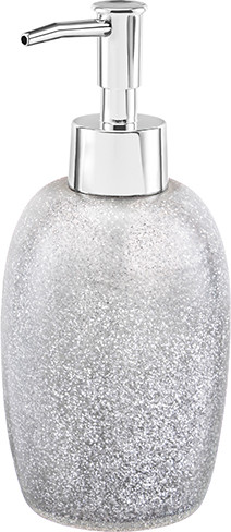 Изображение товара Дозатор для жидкого мыла Elan Gallery 240586 (серебряный глиттер)