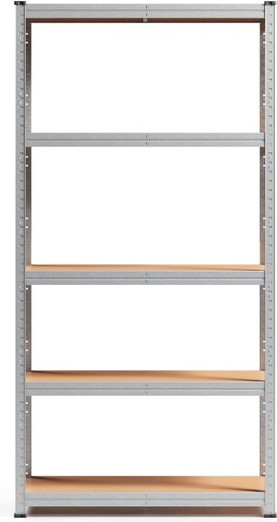 Изображение товара Стеллаж металлический BONUS 180x90x40 пять полок / BS18090405L0 (цинк)