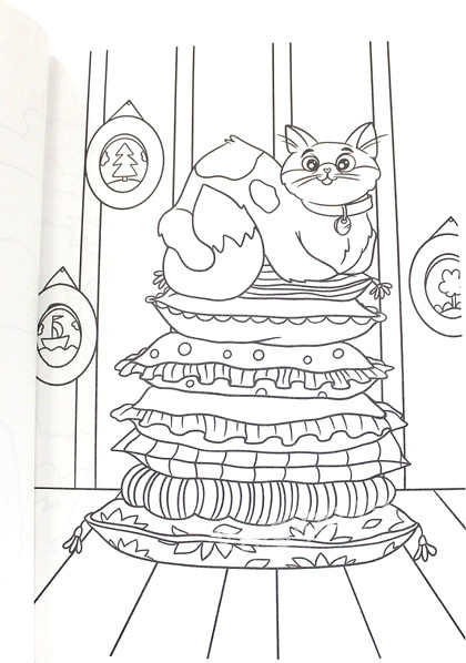 Изображение товара Раскраска Проф-Пресс Макси. Котики и собачки. С наклейками, твердая обложка