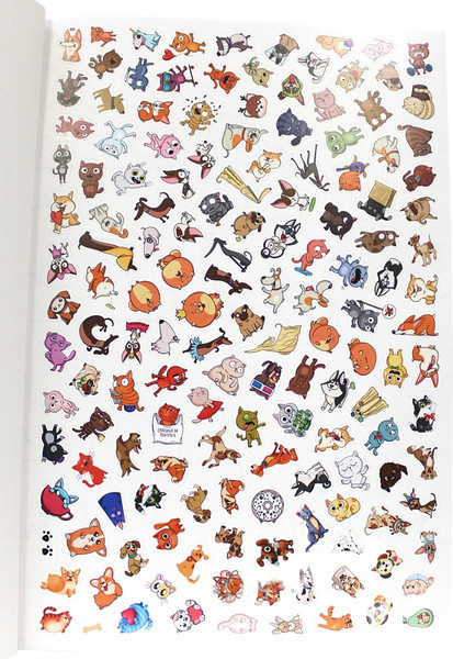 Изображение товара Раскраска Проф-Пресс Макси. Котики и собачки. С наклейками, твердая обложка