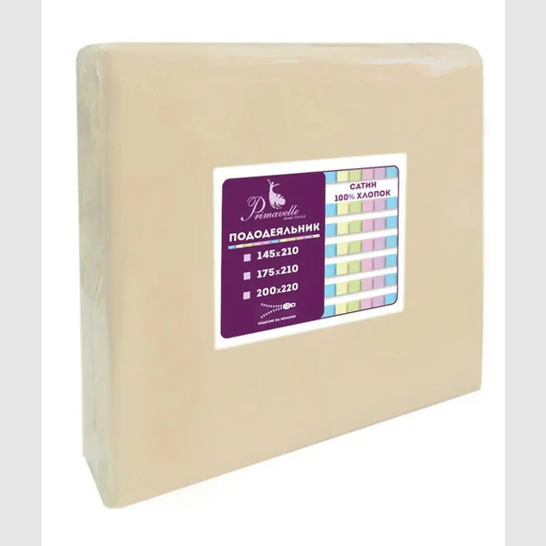 Изображение товара Пододеяльник Primavelle 200х220 сатин на молнии / 136315106-сг12 (светло-бежевый)