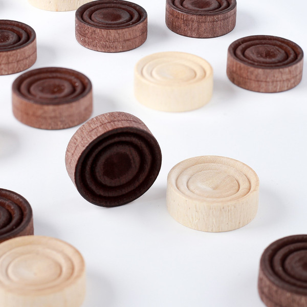 Изображение товара Набор фишек для настольной игры Время игры для нард и шашек / 7802379 (30шт)