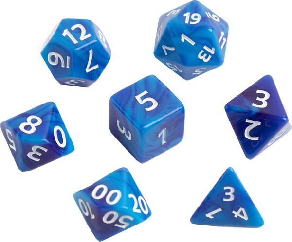 Изображение товара Набор кубиков для настольной игры Время игры Дайсы для ДнД / 9889093 (7шт)