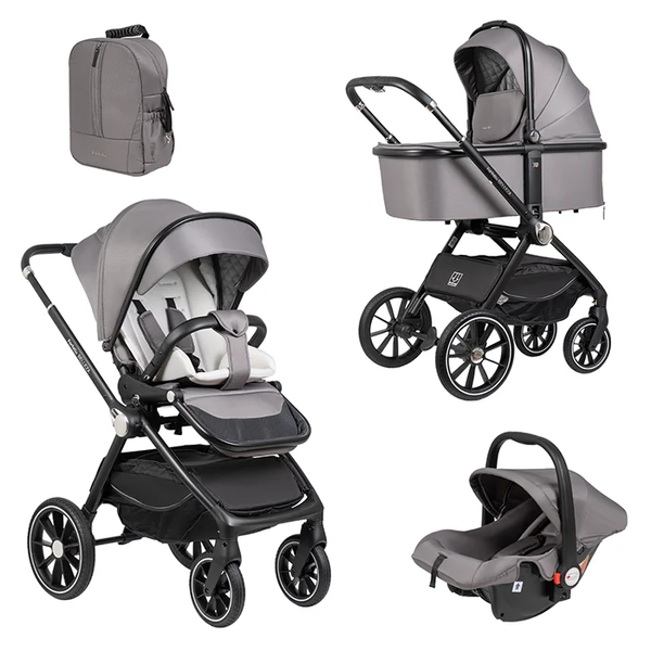 Изображение товара Детская универсальная коляска Farfello 3в1 Belleza 2025 / FB-7 (туманно-серый)