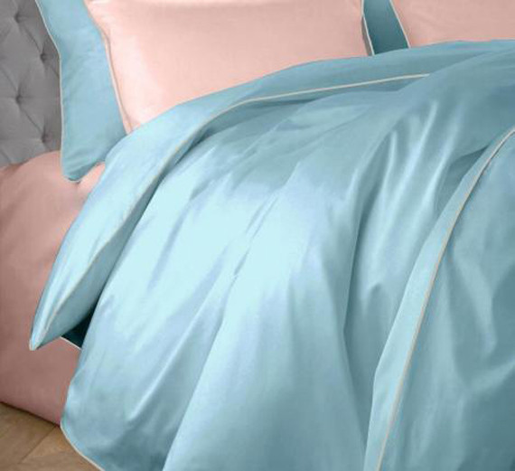 Изображение товара Пододеяльник Primavelle 200х220 сатин Luxe на молнии / 136315106-сгL18 (голубой)