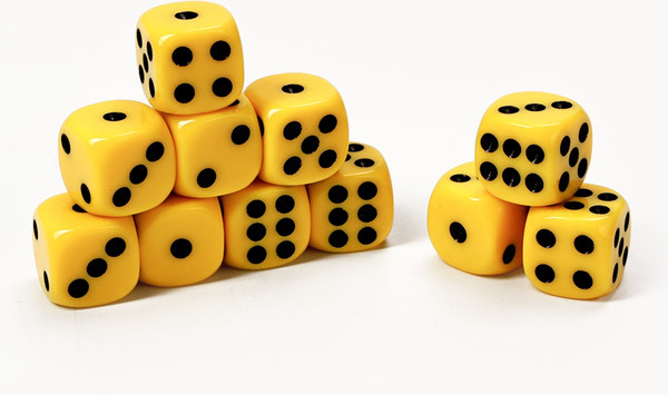 Изображение товара Набор кубиков для настольной игры Sima-Land 10613131 (50шт, желтый)