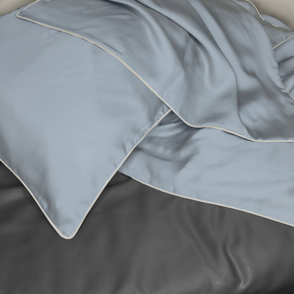 Изображение товара Пододеяльник Primavelle 200х220 сатин Luxe на молнии / 136315106-сгL04 (дымчато-синий)