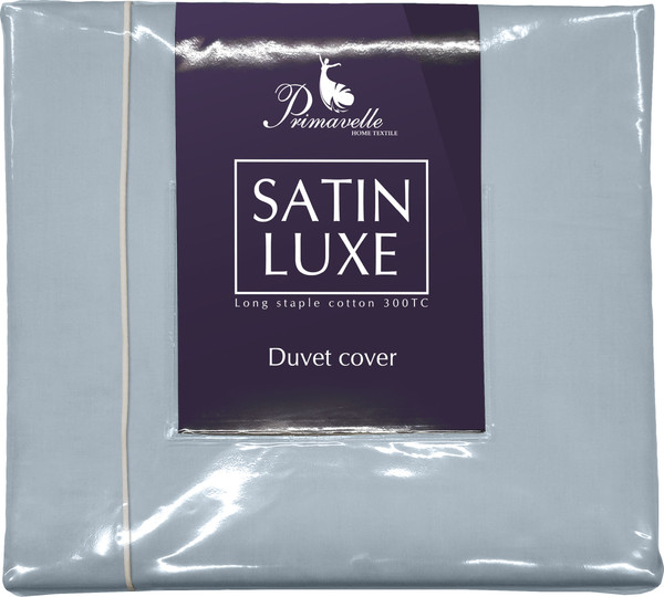 Изображение товара Пододеяльник Primavelle 200х220 сатин Luxe на молнии / 136315106-сгL04 (дымчато-синий)