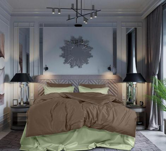 Изображение товара Пододеяльник Primavelle 200х220 сатин Luxe на молнии / 136315106-сгL06 (какао)