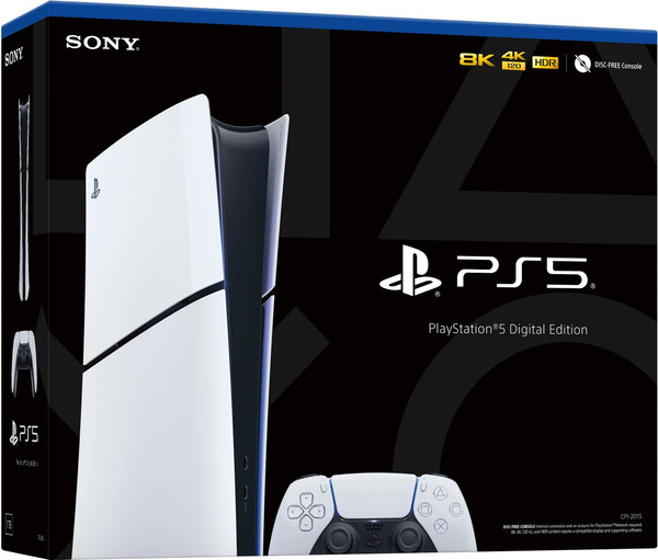 Изображение товара Игровая приставка Sony 5 Slim Digital Edition / CFI-2016B01Y (EU)