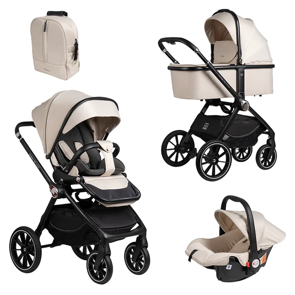 Изображение товара Детская универсальная коляска Farfello 3в1 Belleza 2025 / FB-6 (жемчужный)