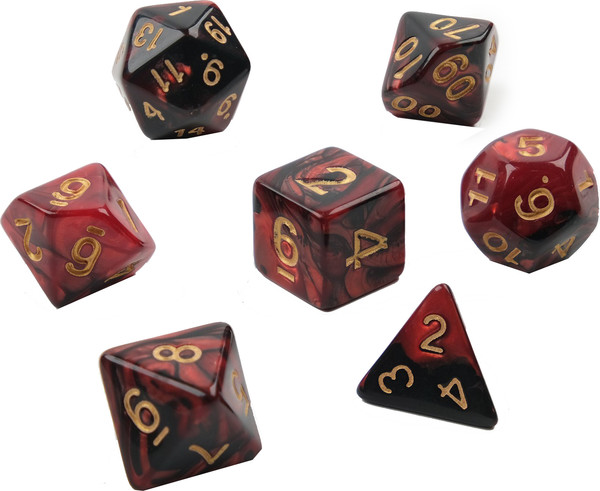 Изображение товара Набор кубиков для настольной игры Время игры Дайсы для ДнД / 9482839 (7шт)