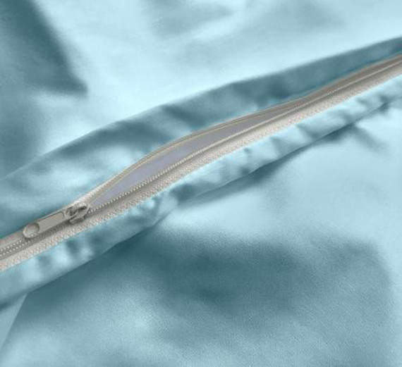 Изображение товара Пододеяльник Primavelle 220х240 сатин Luxe на молнии / 136315108-сгL18 (голубой)