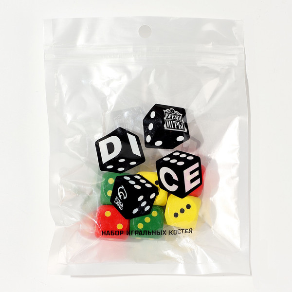 Изображение товара Набор кубиков для настольной игры Время игры 10502138 (6шт)