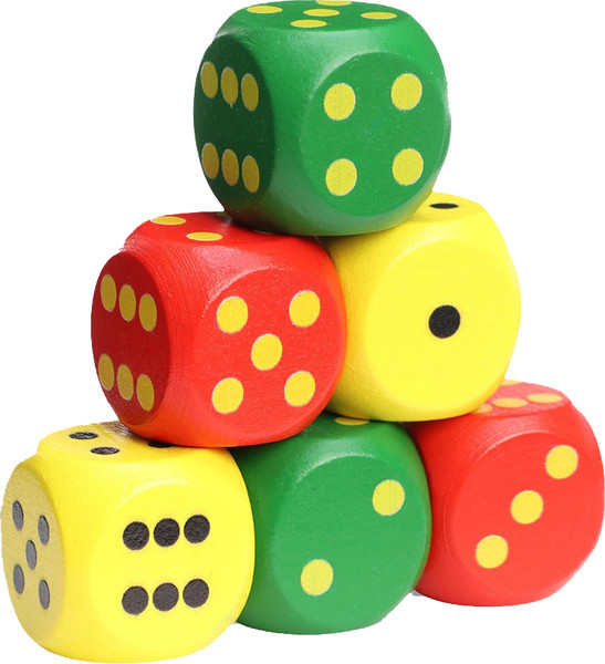 Изображение товара Набор кубиков для настольной игры Время игры 10502138 (6шт)