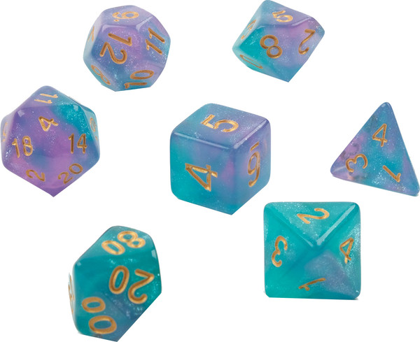 Изображение товара Набор кубиков для настольной игры Время игры Дайсы для ДнД / 9482843 (7шт)