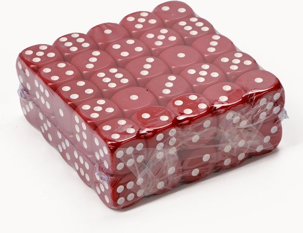 Изображение товара Набор кубиков для настольной игры Sima-Land 10613127 (50шт, красный)