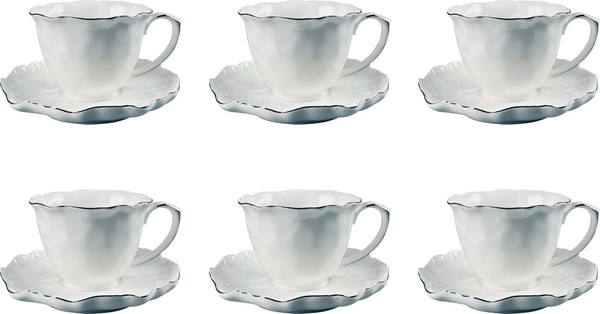 Изображение товара Набор для чая/кофе Lenardi Ванесса Серебро 305-289