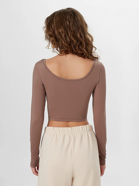 Изображение товара Топ спортивный Mark Formelle 302769 (р.164/170-88-94, кофейный)