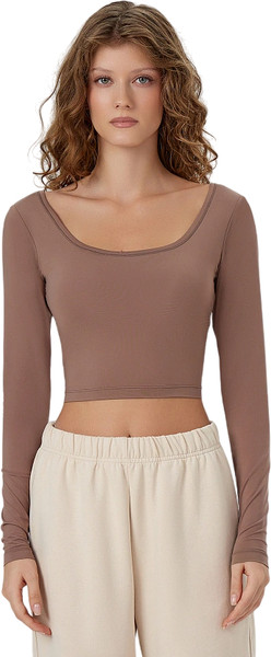 Изображение товара Топ спортивный Mark Formelle 302769 (р.164/170-96-102, кофейный)