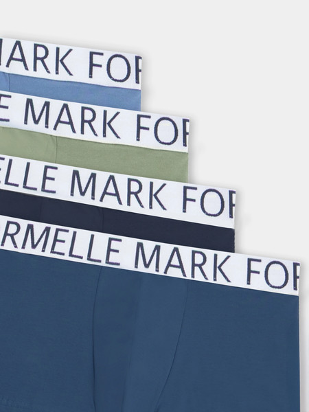 Изображение товара Комплект мужских трусов Mark Formelle 411124-4 (р.114-124, море/синий/холодный хаки/шторм)