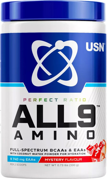 Изображение товара Комплексные аминокислоты USN ALL 9 Amino Mystery (330г)