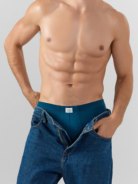 Изображение товара Трусы мужские Mark Formelle 411229 (р.102-112, темная бирюза/декор)