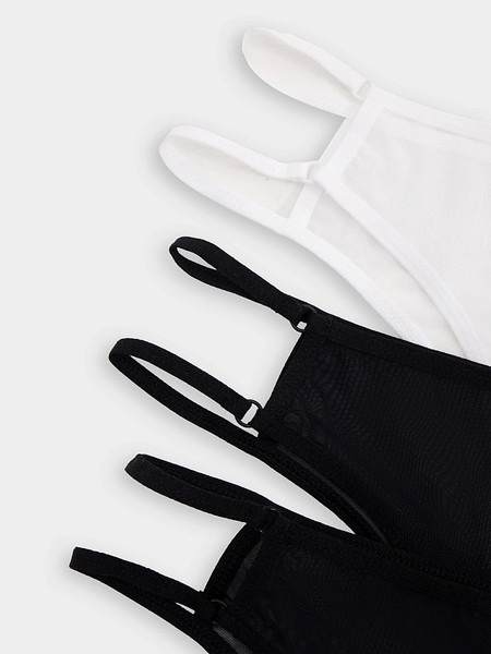 Изображение товара Комплект женских трусов Mark Formelle 412438-3 (р.102, черный/белый)